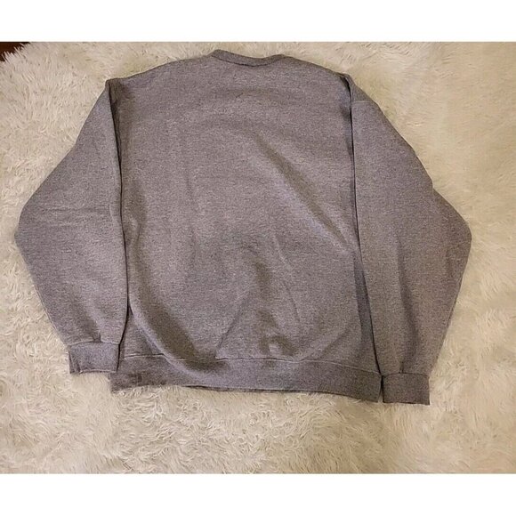 Fruit Of The Loom XL Embroidered Farm Tractor Barn Pullover Sweatshirt Vintage - Picture 6 of 10